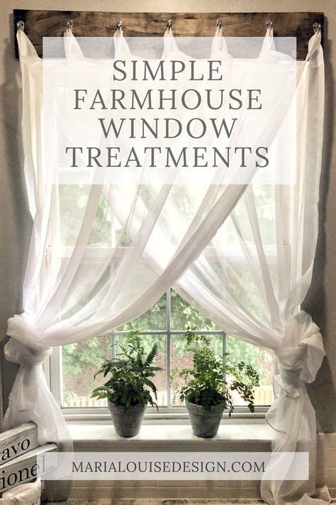 Farmhouse Living Room Curtains Decor Ideas