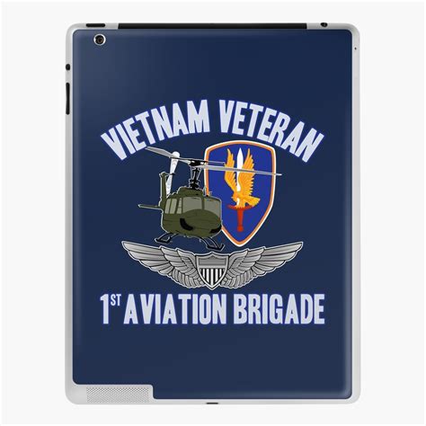 1st Avn Bde UH 1 Huey W Pilot Wings IPad Case Skin By