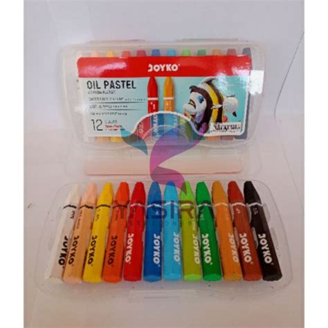 Jual 150 Gram SATU SET 12 WARNA Krayon Oil Pastel Crayon Titi