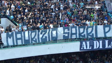 Foto Lo Striscione Della Curva B Uomo E Campione Vero Sarri Da