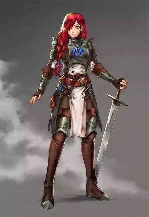 Nice But Not Overly Sexualized Female D D Character Art Dump Armor