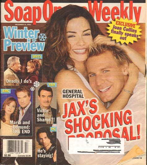 Dec 31 2002 Soap Opera Weekly Vintage Soap Opera Magazine Ebay