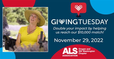 Giving Tuesday The Als Association Oregon And Sw Washington Chapter