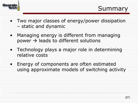 PPT - Basics of Energy & Power Dissipation PowerPoint Presentation - ID ...