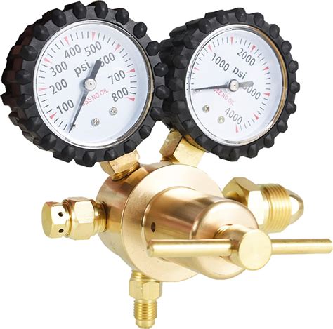 Amazon Nitrogen Regulator 0 600PSI Delivery Pressure Brass CGA580