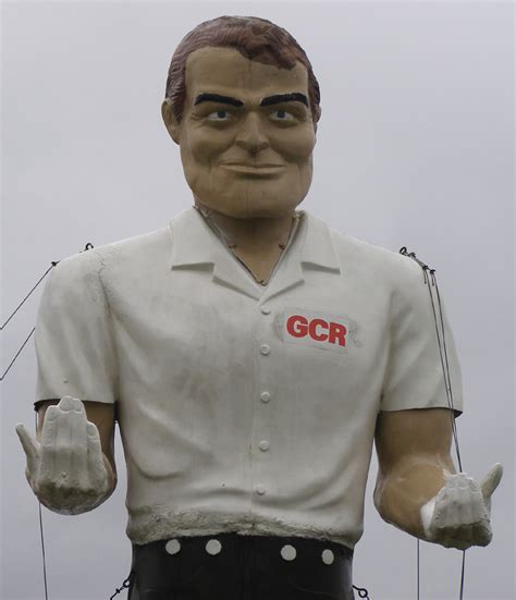 International Fiberglass Giant Men Statues