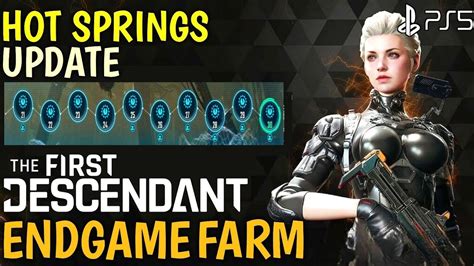 Hot Springs THE FIRST DESCENDANT Endgame Farm Gameplay PS5 The First Descendant Void Erosion
