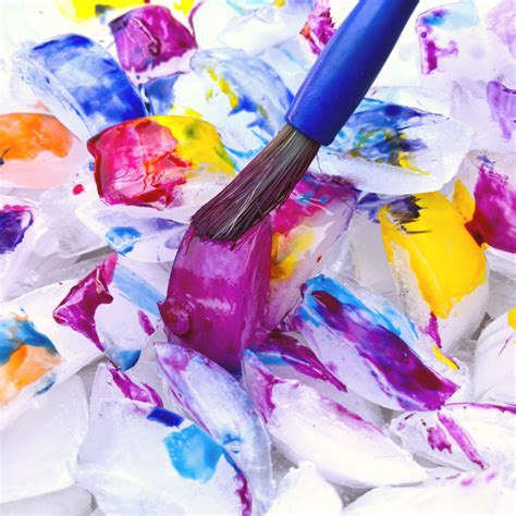 Rainbow Sponge Painting Art Project Friends Art Lab