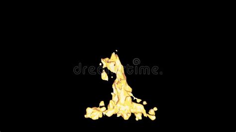 Fire 2D Animation with Alpha Channel Version 02 Stock Footage - Video of large, fast: 258995006