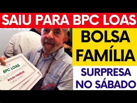 MILAGRE NO SÁBADO PRESIDENTE AUTORIZA DEPÓSITO PARA TODOS DO BPC LOAS