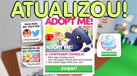 Adopt Me Brasil Atualizou Novo Ovo Youtube