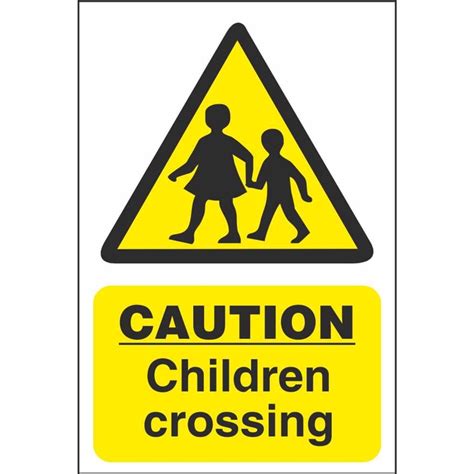 Caution Children Crossing Hazard Signs | School Safety Signs Ireland