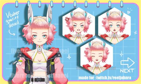 Draw Amazing Pngtuber Avatar For Streams And Twitch In Vtuber Anime