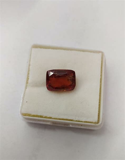 Red Natural Hessonite Garnet Gomed Gemstone Ct For Jewellery