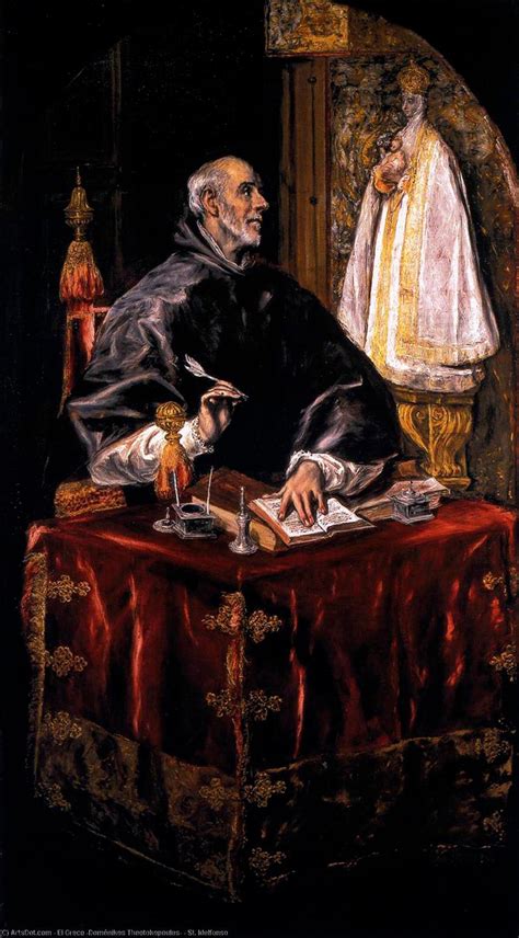 Art Reproductions St Idelfonso By El Greco Dom Nikos