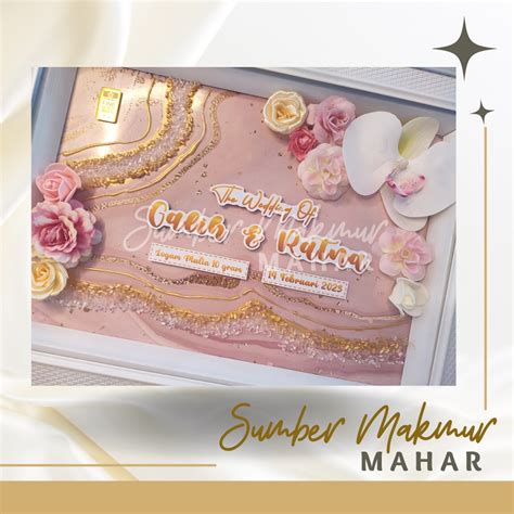jual  hari jadi mahar pernikahan  mahar ala resin mahar akrilik
