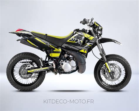 Kit déco Yamaha DT 125 Aircross Jaune Boutique Kit Déco Moto