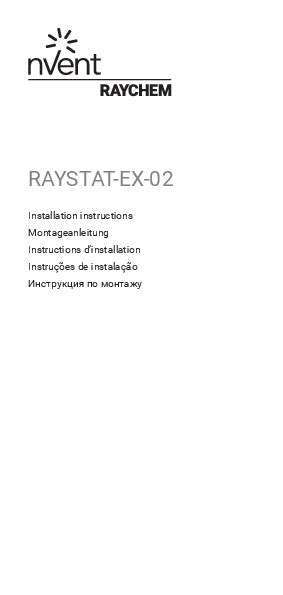 Raychem Raystat Ex Multilingual Installation Manual