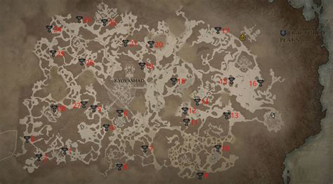 Diablo 4 Altar Of Lilith Act 1 Fractured Peaks