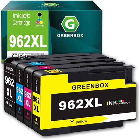 Amazon GREENBOX Compatible 962 962XL Ink Cartridge Latest Chip