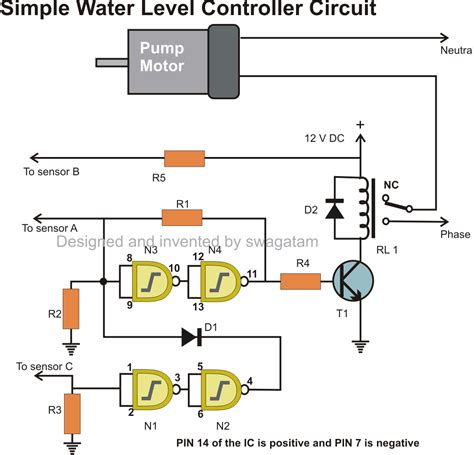 Simple Water Level Indicator Project With Circuit Diagram Le