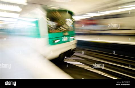 Metro station Paris France Stock Photo - Alamy