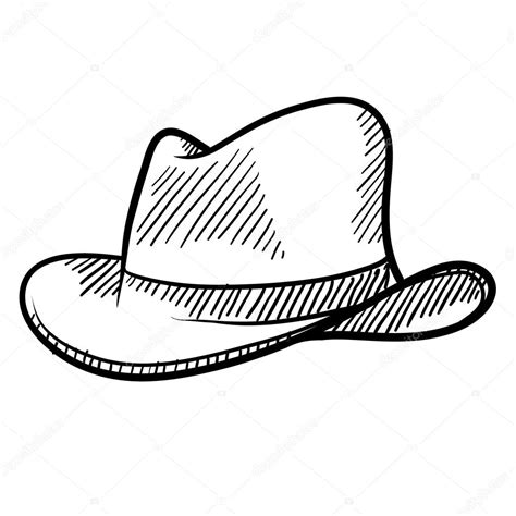 Fedora Hat Drawing At Getdrawings Free Download