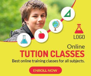 Tution Class Banner Ad Is For Individuals And Centers Providing Tutions