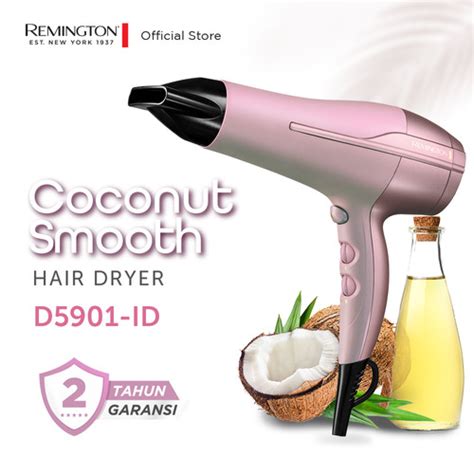 Promo Remington Hairdryer Pengering Rambut Coconut Smooth D5901 Cicil 0 3x Kota Tangerang