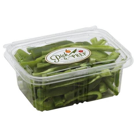 Pick Prep Sliced Green Peppers Avg Lb Products Lowes Foods