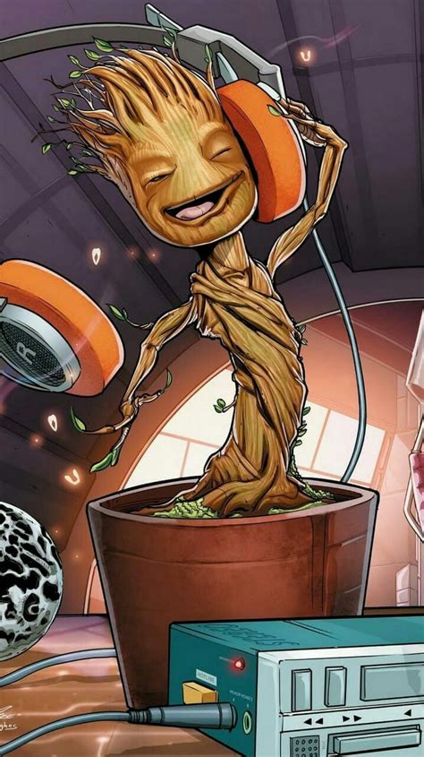 Groot Guardians Of The Galaxy Comic