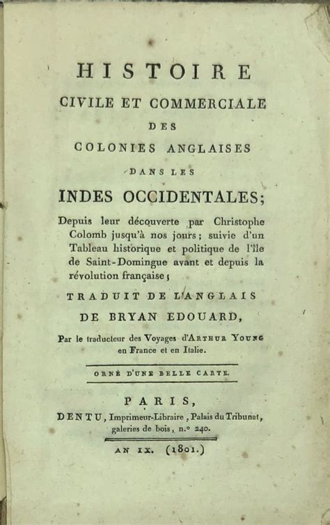 Histoire Civile Et Commerciale Des Colonies Anglaises Dans Les Indes