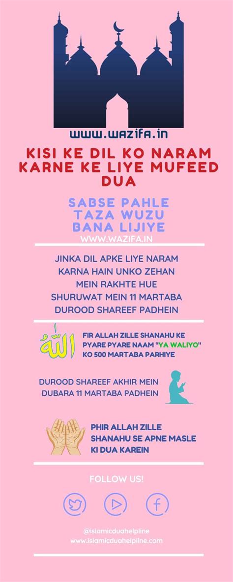 Kisi Ke Sakht Dil Ko Naram Karne Ke Liye Dua Best Wazifa