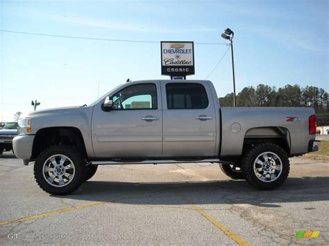 Silver Birch Metallic Chevrolet Silverado Lt Z Crew Cab X