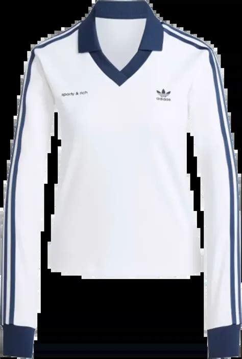 Sporty And Rich X Adidas Long Sleeve Soccer Jersey Wmns Night Indigo