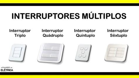 Conheça os principais tipos de interruptores Mundo da Elétrica