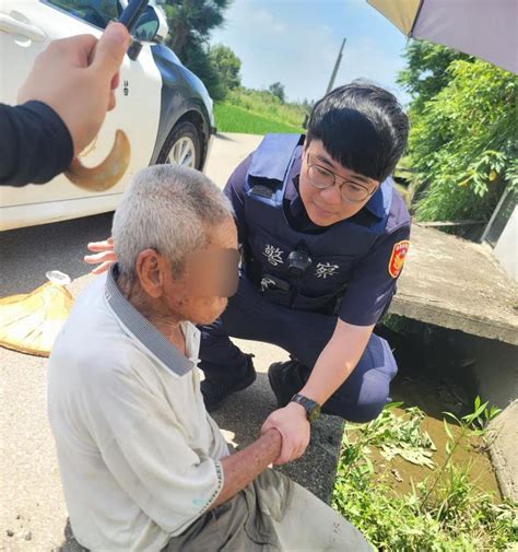 9旬老翁炎夏務農失足 竹南警即刻救援 蕃新聞