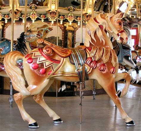 The Dentzel Carousel At Glen Echo Dentzel Outer Row Stander Horse