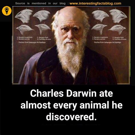 Charles Darwin Ate Every Animal He Ever Discovered | Charles darwin, Darwin, Fun facts