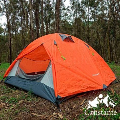 Carpa Camping Oursky 2 Personas Tres Estaciones Palitroques Fibra De