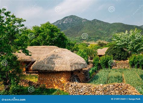 Naganeupseong Nagan Folk Village in Suncheon, Korea Stock Image - Image of folk, outside: 218912669