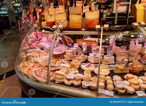 Mercat De Santa Caterina In La Ribera Barcelona Spain Editorial