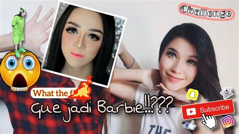 Challenge Make Up Barbie With Dinda Winny YouTube