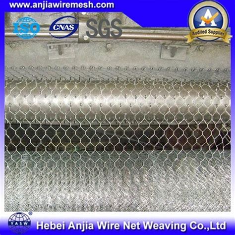 Hot Dipped Galvanized Gabion Hexagonal Wire Mesh Hot Dipped Galvanized