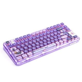 Yunzii X Coolkiller Ck Tri Mode Full Acrylic Transparent Hot Swappable Mechanical Keyboard