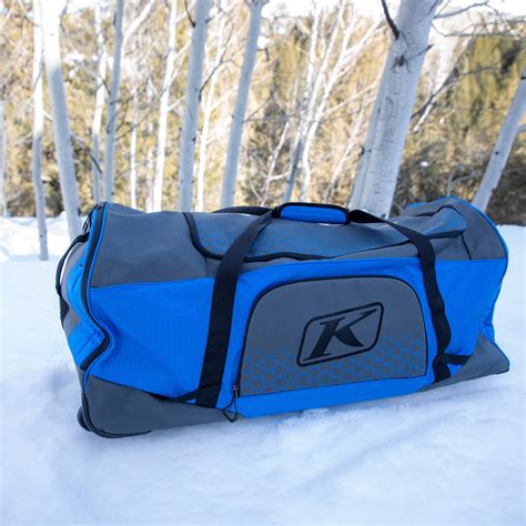 Klim Drift Gear Bag Black Electric Blue Lemonade Regina Specialties