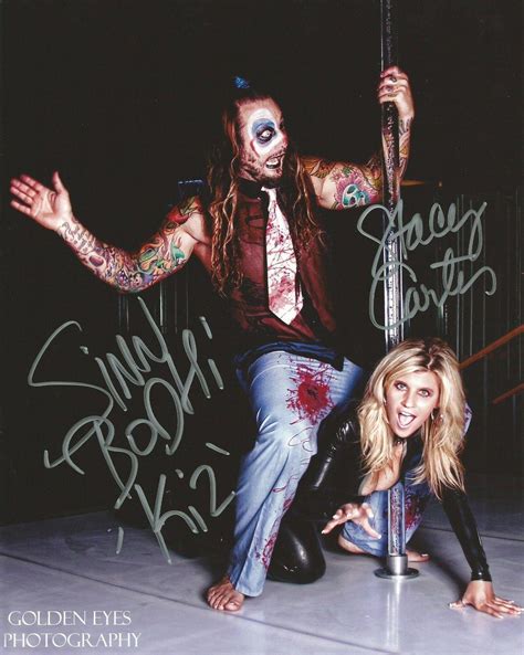 Stacy Carter Miss Kitty The Kat And Kizarny Sinn Bodhi Signed 8x10 Photo