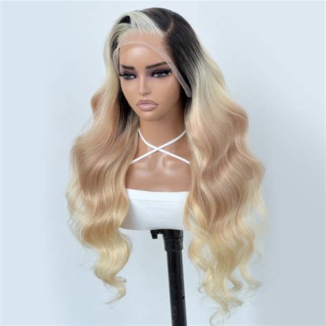 Balayage Blonde Ombre Body Wave Lace Front Wig Yolissa Hair Yolissa Hair