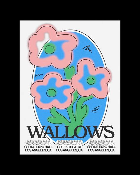 Wallows Poster for Los Angeles Shows on Behance