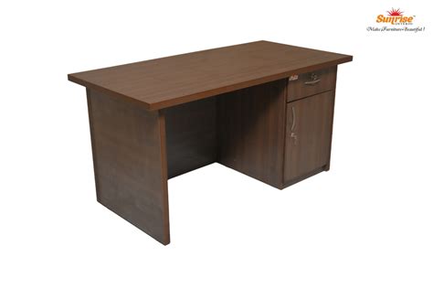 Sheesham Wood Rectangular Wooden Office Table With Storage At Rs 9500